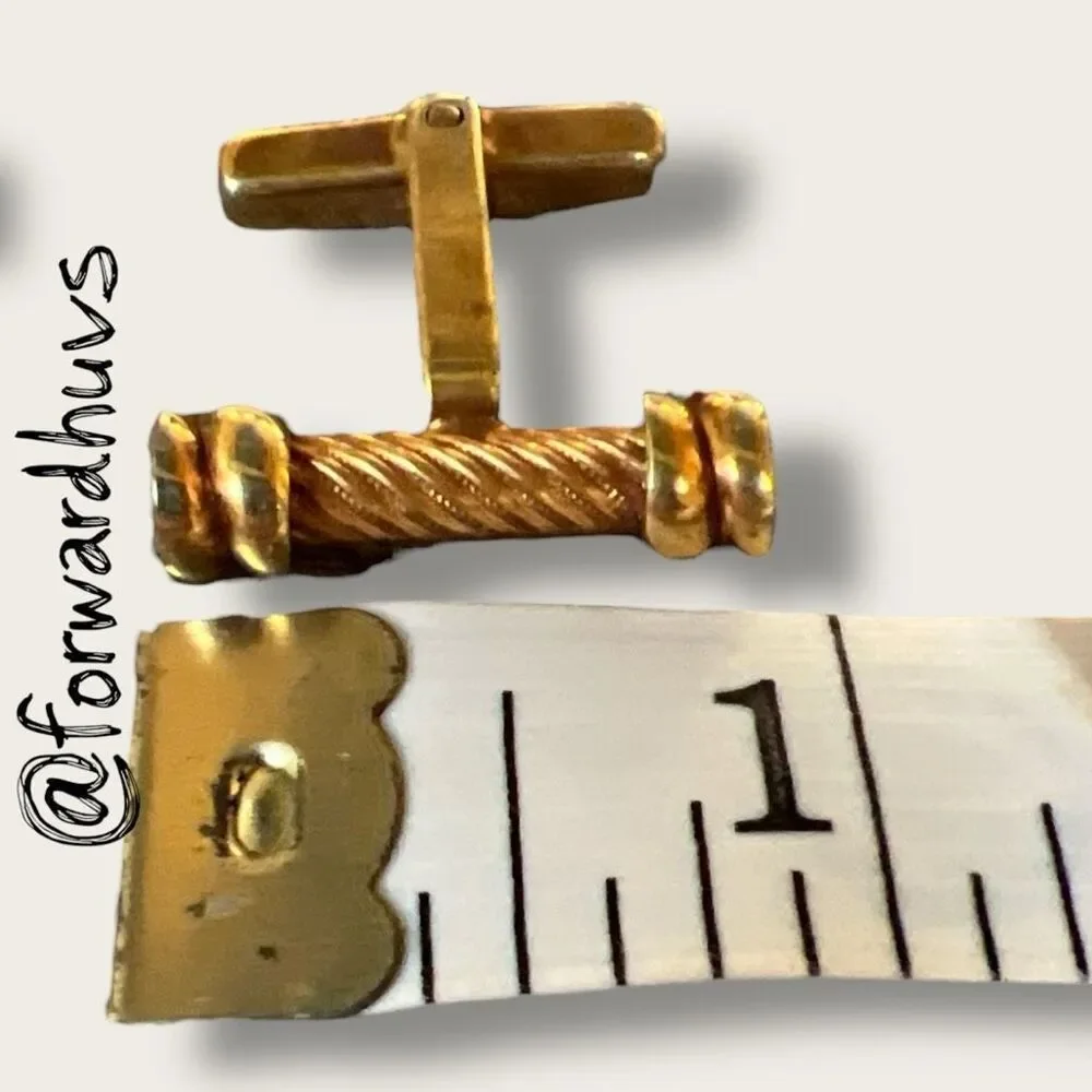 Vintage Gold Tone Hickok USA Cufflinks – Wear to Finish